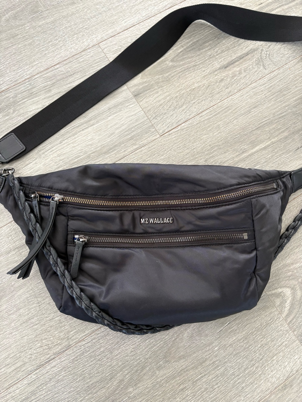 MZ Wallace Black Bowery Sling Bag